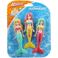 magical mermaids 3-piece pool dive toy set