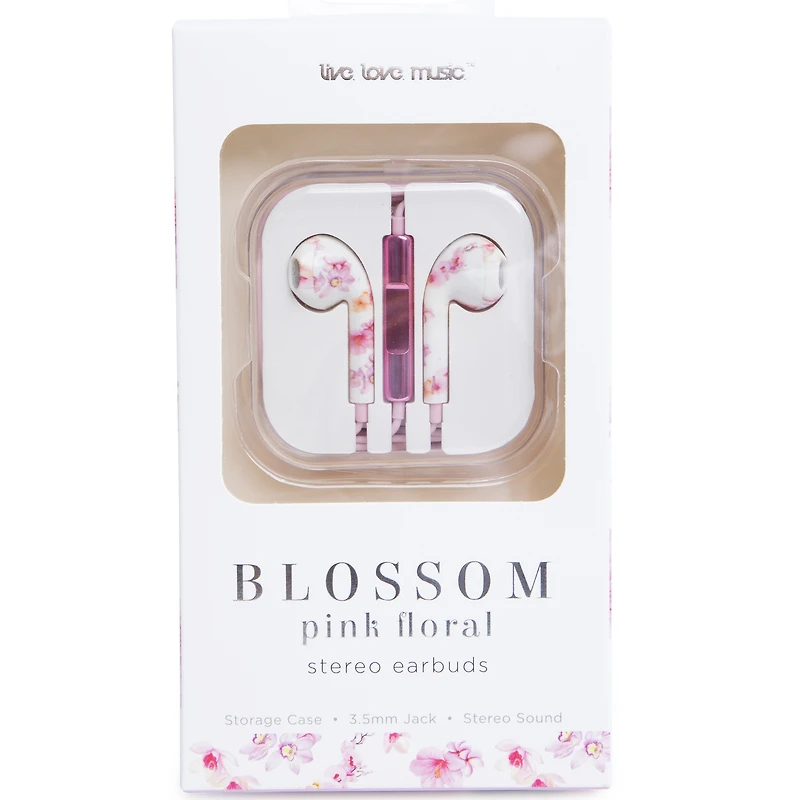 Live. Love. Music.™ Printed Plug-in Smartphone Earbuds