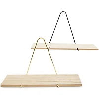 Triangle Bracket Wall Shelf 14in
