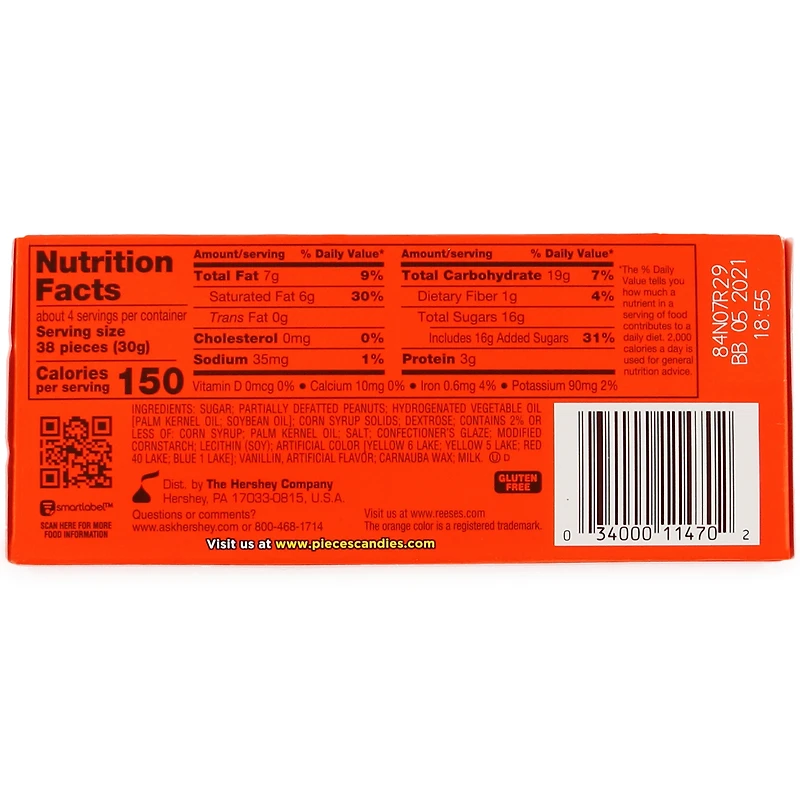 Reese's Pieces® Movie Theater Candy Box 4oz