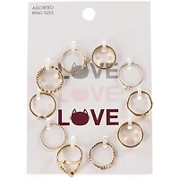 Love Rings 10-Piece Jewelry Set