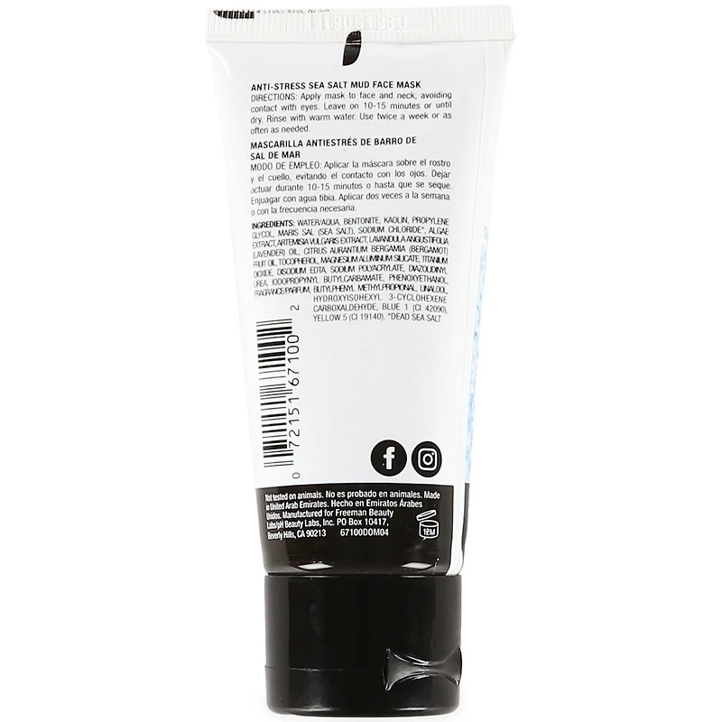 Freeman® Basics Anti-Stress Sea Salt Mud Face Mask 1.5oz