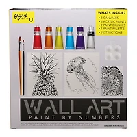 Paint-By-Numbers Art Kit W/ 3 Canvases
