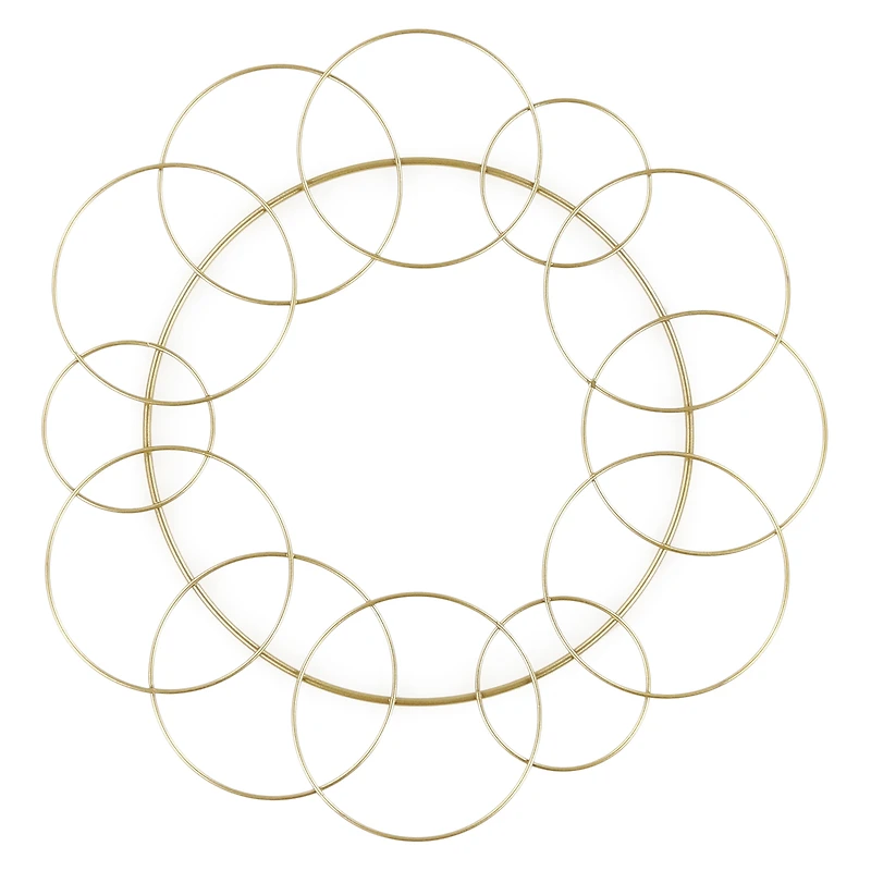 Gold Circle Photo Display 14in