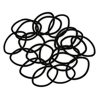 Clasp Free® Thick Hair Elastics Black 20-Count