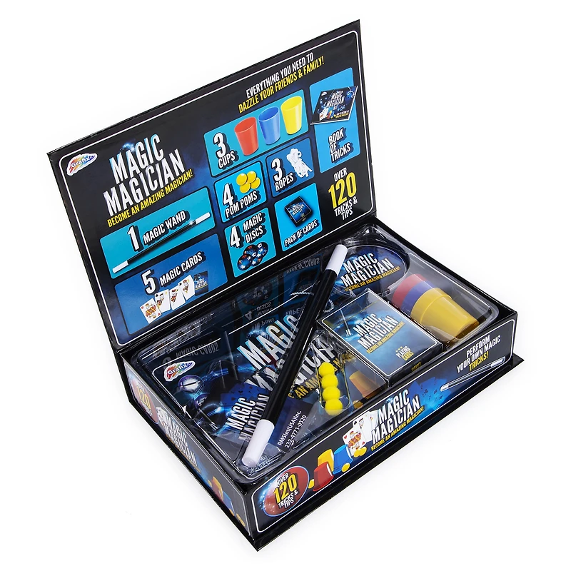 magic magician kit with 120+ tips & tricks