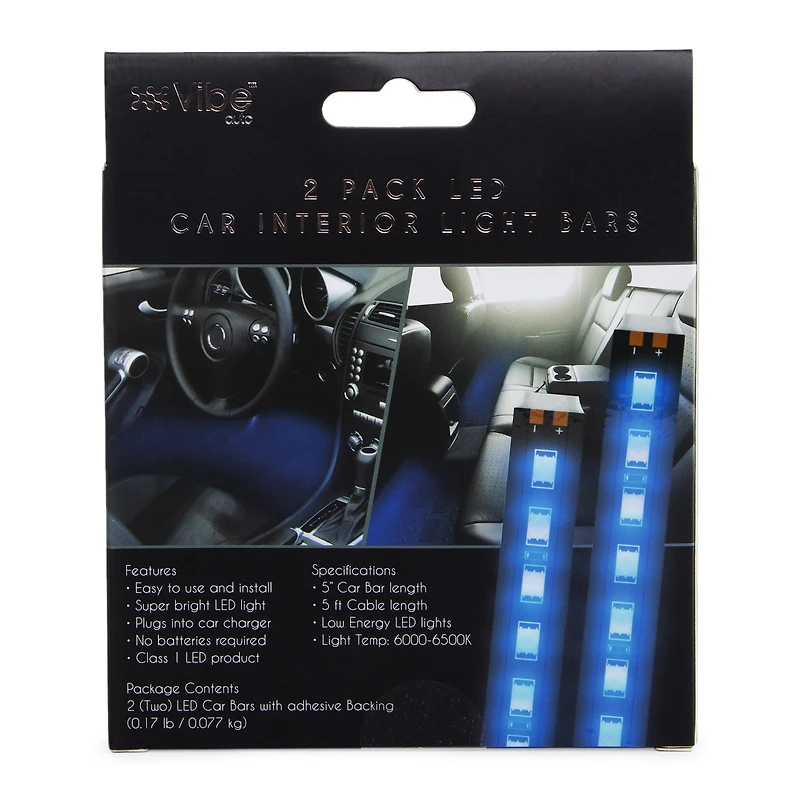 Car interior Led Light Bars 2-Pack