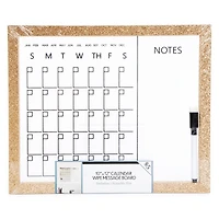 Framed Glass Dry Erase Calendar 10in X 12in