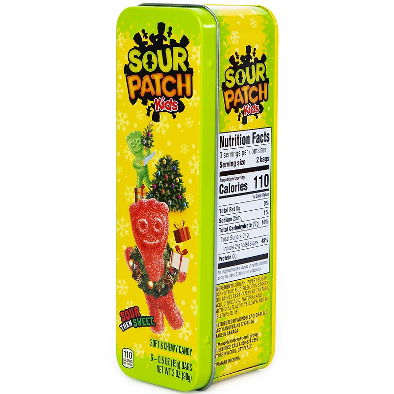 Sour Patch Kids® Holiday Tin 3oz