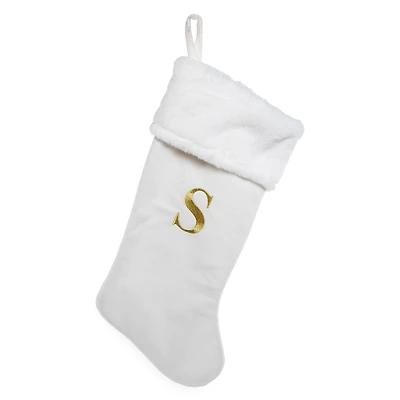 Monogram Christmas Stocking 20in