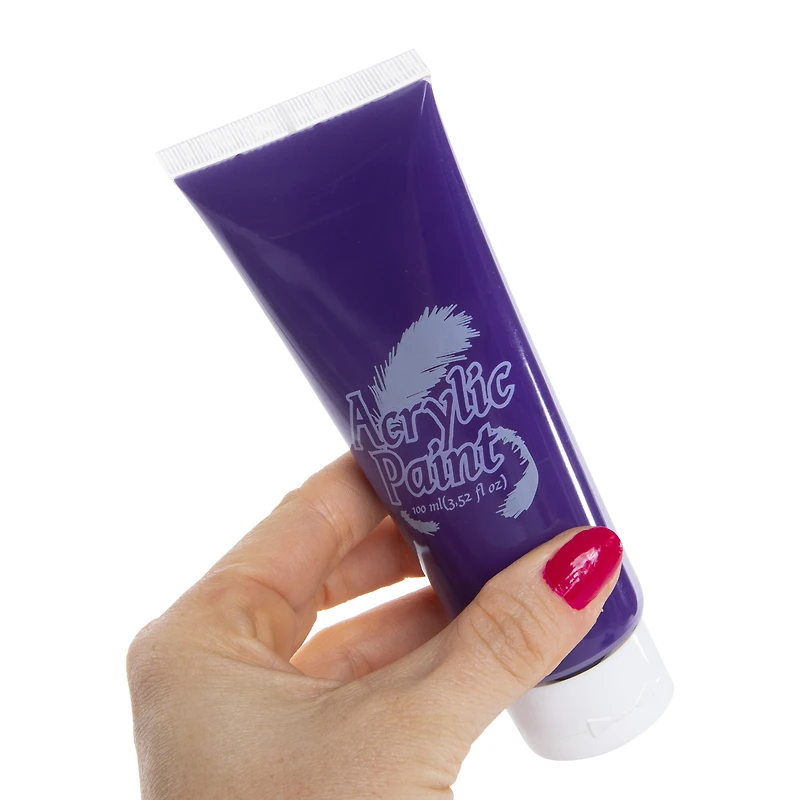 Acrylic Paint Tubes 4-Count Set, 3.4oz Each