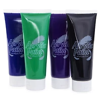 Acrylic Paint Tubes 4-Count Set, 3.4oz Each