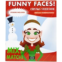 Funny Faces! Christmas Sticker Book