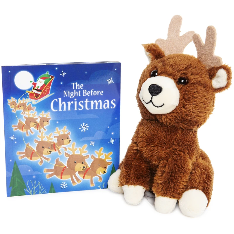 The Night Before Christmas Book & Huggable Plush
