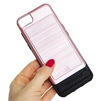 iPhone Se®/8®/7®/6® Slider Storage Phone Case - Rose Gold