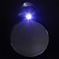 Led Ring Light Mirror W/ Suction Cup Mount