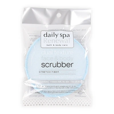 dual texture face & body scrubber