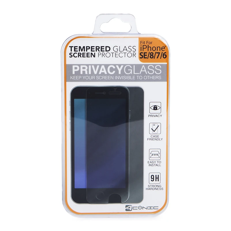 Iphone Se®/8®/7®/6® Privacy Tempered Glass Screen Protector