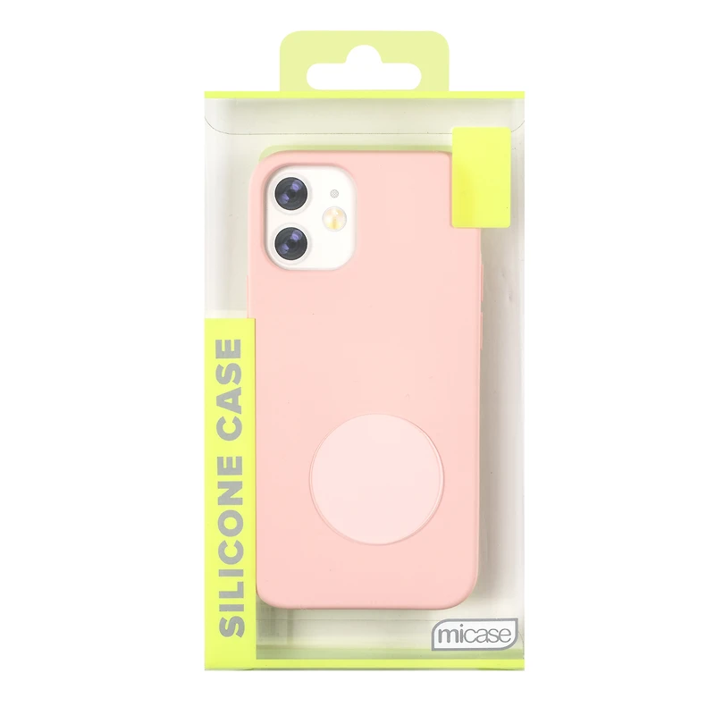 Iphone 12 Mini® Silicone Phone Case - Blush Pink