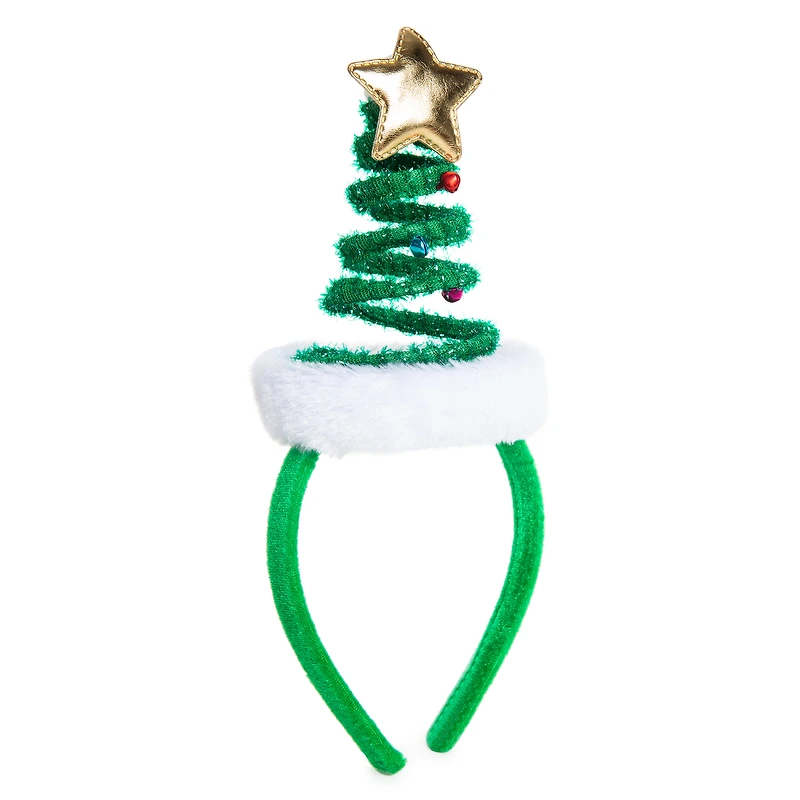 Springy Christmas Tree Headband