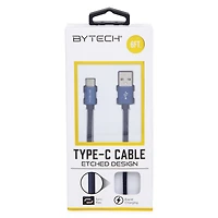 6ft USB-C etched charging cable