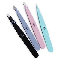 Essential Beauty 4-Piece Tweezer Set
