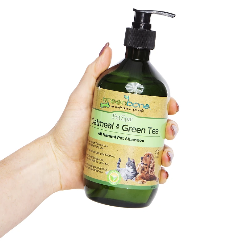 Greenbone™ Pet Spa™ All-Natural Pet Shampoo 16.9oz - Oatmeal & Green Tea