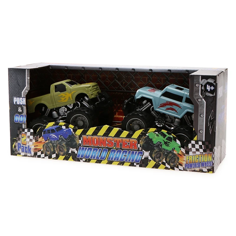 world racing monster trucks 2-pack