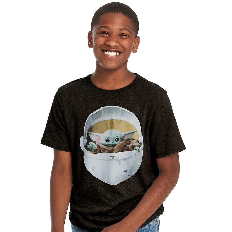 the mandalorian child graphic tee