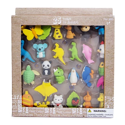 Premiere® 3D Animal Erasers 25-Piece Set