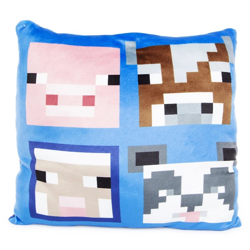 Minecraft™ Reversible Squishy Pillow 14in
