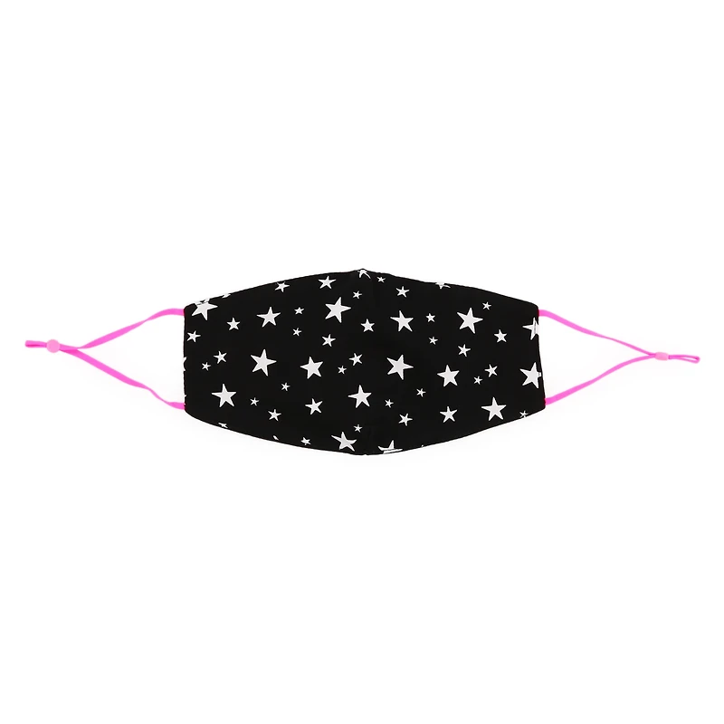 100% Cotton Dual-Layer Face Mask W/ Adjustable Ear Loops