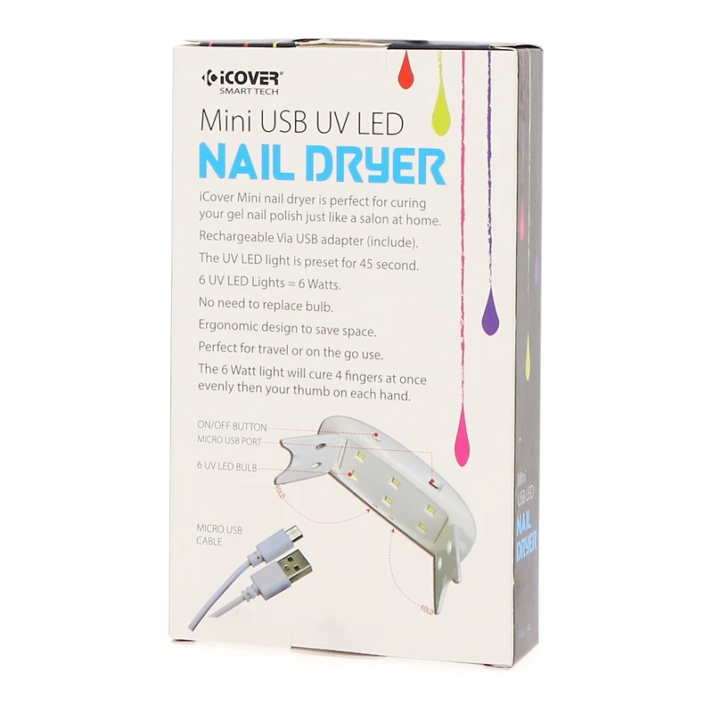 Mini Usb Uv Led Nail Dryer