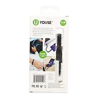 faux leather USB-C charging bracelet - s/m