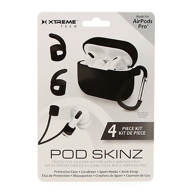 pod skinz for AirPods Pro® case & accessories 4-piece