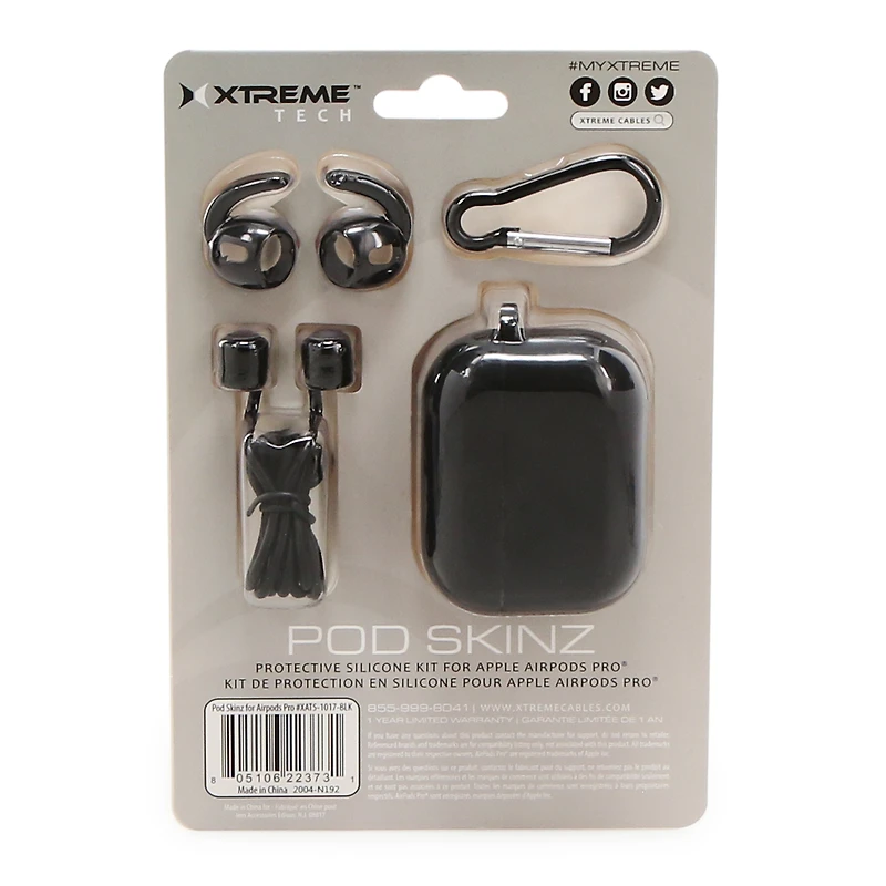 pod skinz for AirPods Pro® case & accessories 4-piece