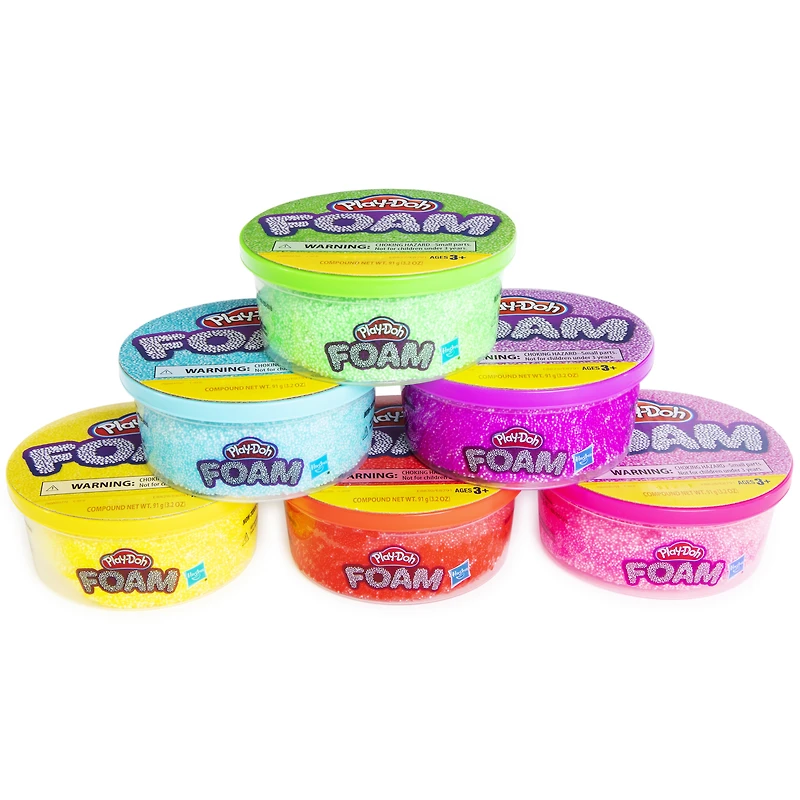 play-doh, slime, crunchy foam premade best puffy fluffy slimer, art craft, kid toy, creative craft activity, floam slime; slime set; play foam; modeling dough; playdough doh; nontoxic for kids; playdo; gender neutral toys; toys fine motor skills; asmr satisfying stress relief