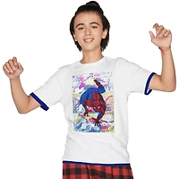Spider-Man™ Comic Book Graphic Ringer Tee