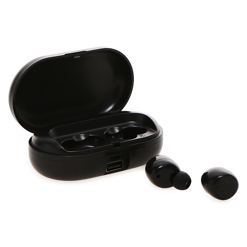 Power Bluetooth® Earbuds W/ Bank Charging Case