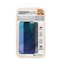 iPhone 11 / iPhone Xr tempered glass privacy screen protector