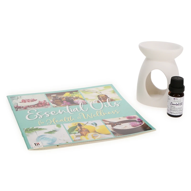 Essential Oils Book & Aroma Diffuser Kit