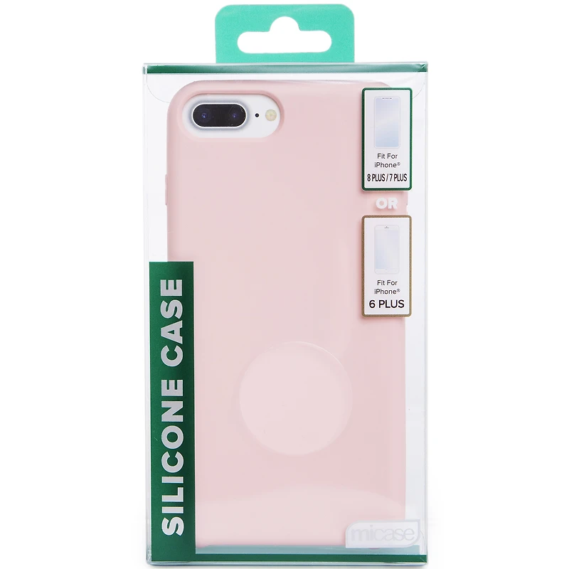 Iphone 8 Plus®/7 Plus®/6 Plus® Silicone Phone Case - Blush Pink