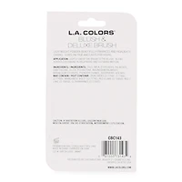 L.A. Colors® Blush & Deluxe Makeup Brush - Pink Mink