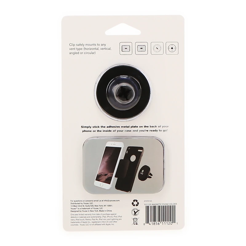 magnetic car vent phone holder