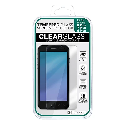 iPhone 8 plus/ 7 plus/ 6 plus tempered glass screen protector