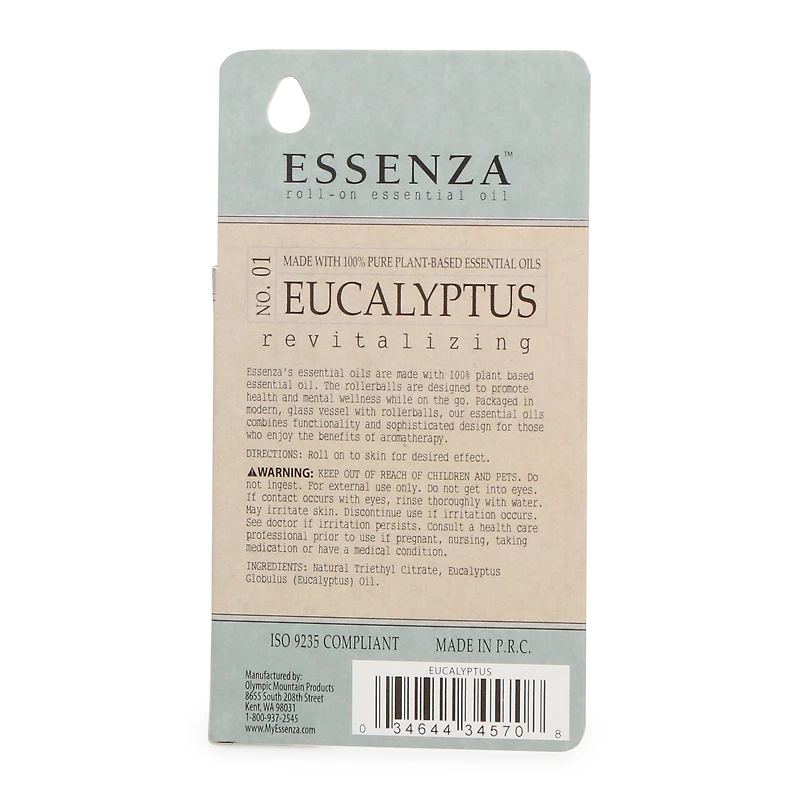 Essenza™ Roll-On Essential Oil - Eucalyptus (Revitalizing)
