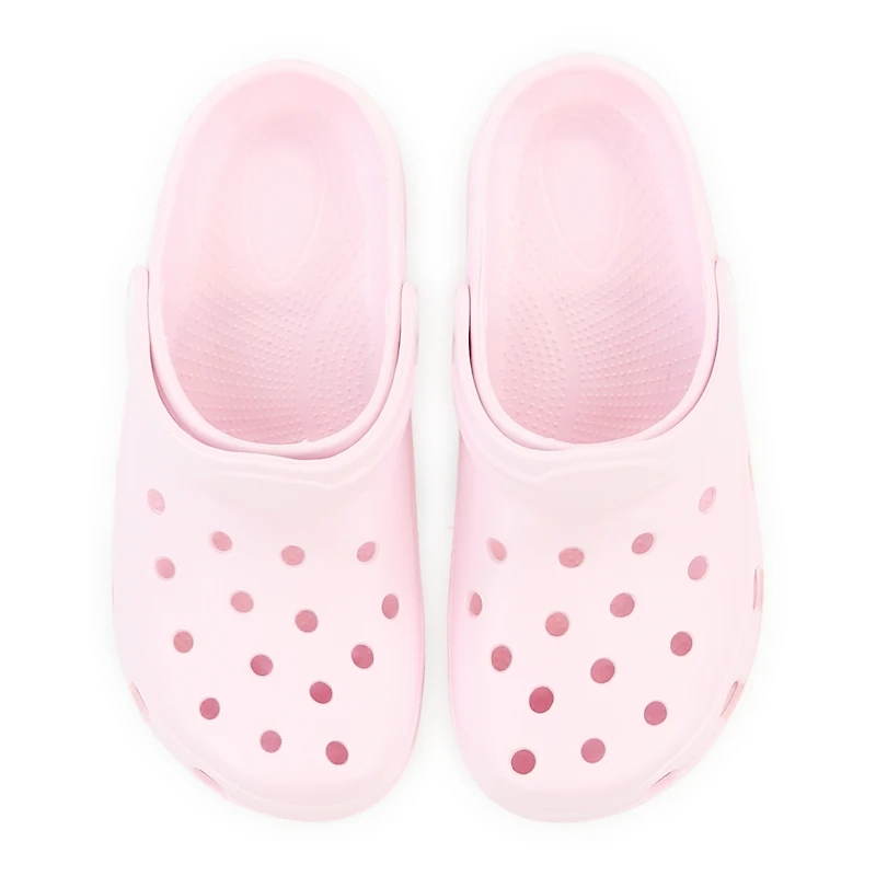 Ladies Blush Pink Gator Clogs