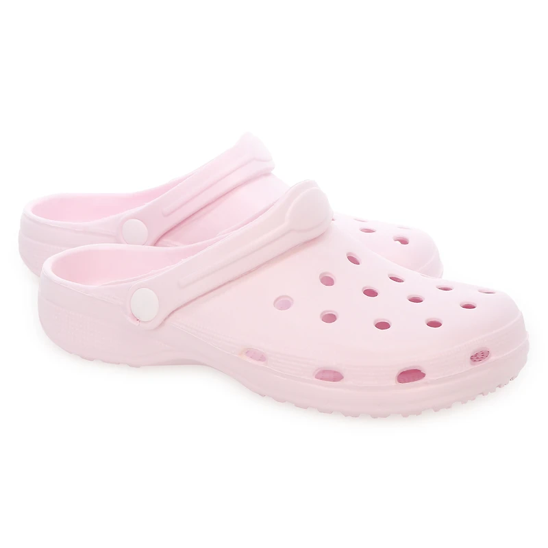 Ladies Blush Pink Gator Clogs