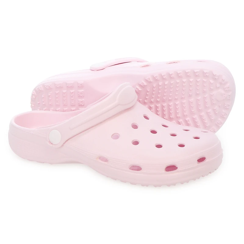 Ladies Blush Pink Gator Clogs