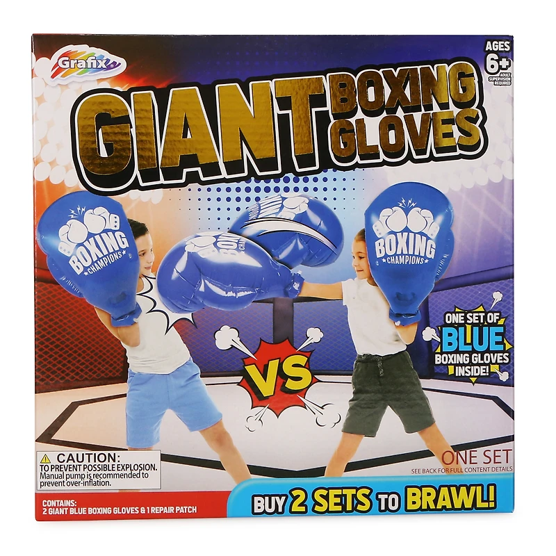 giant inflatable boxing gloves, one pair
